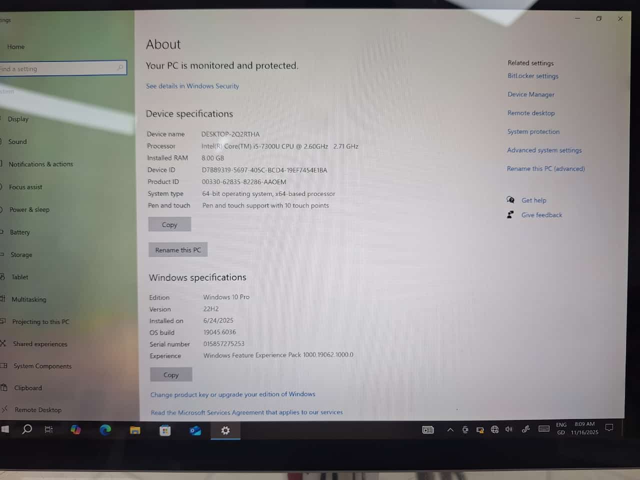 Surface Tactil iCore i5